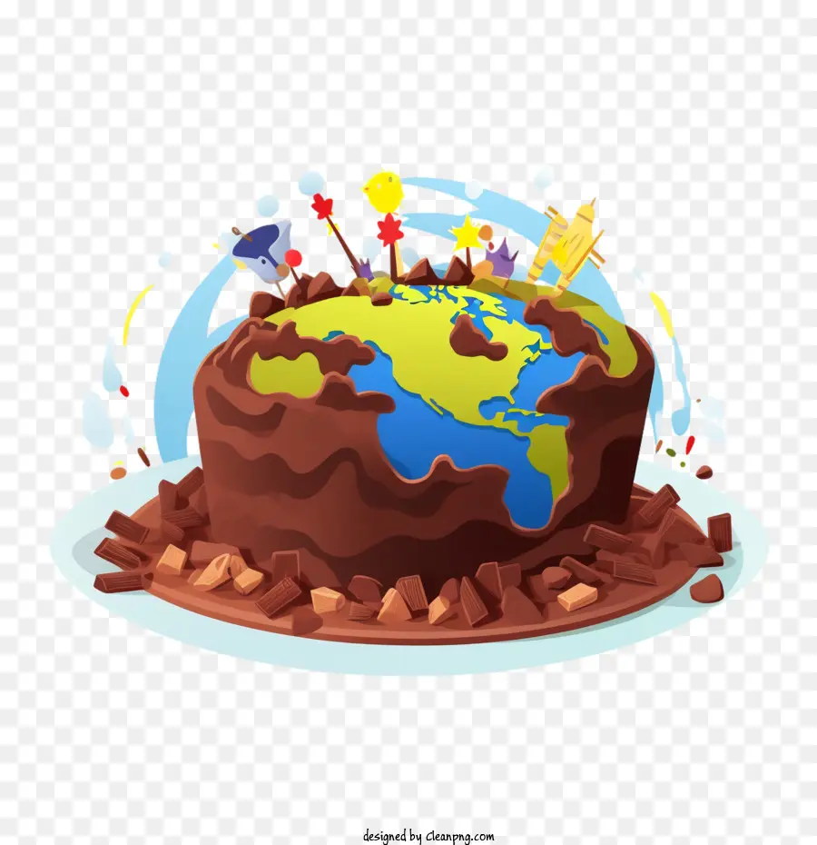 Día Internacional Del Chocolate，Pastel De Chocolate PNG