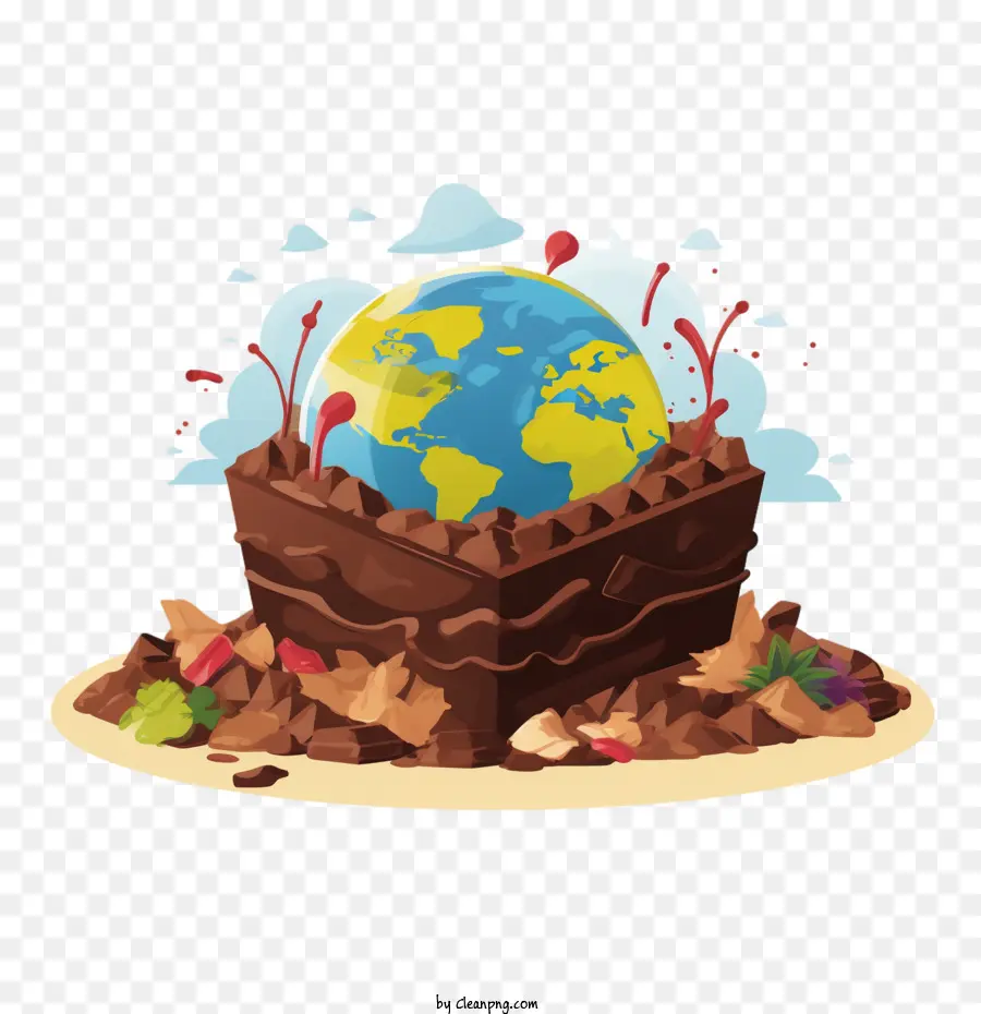 Día Internacional Del Chocolate，Pastel PNG