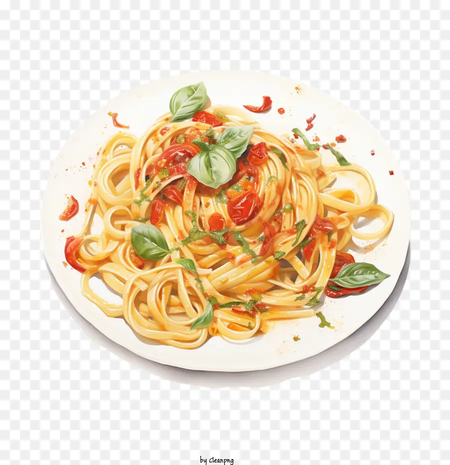 Día Nacional Del Linguino，Pasta Con Tomates PNG