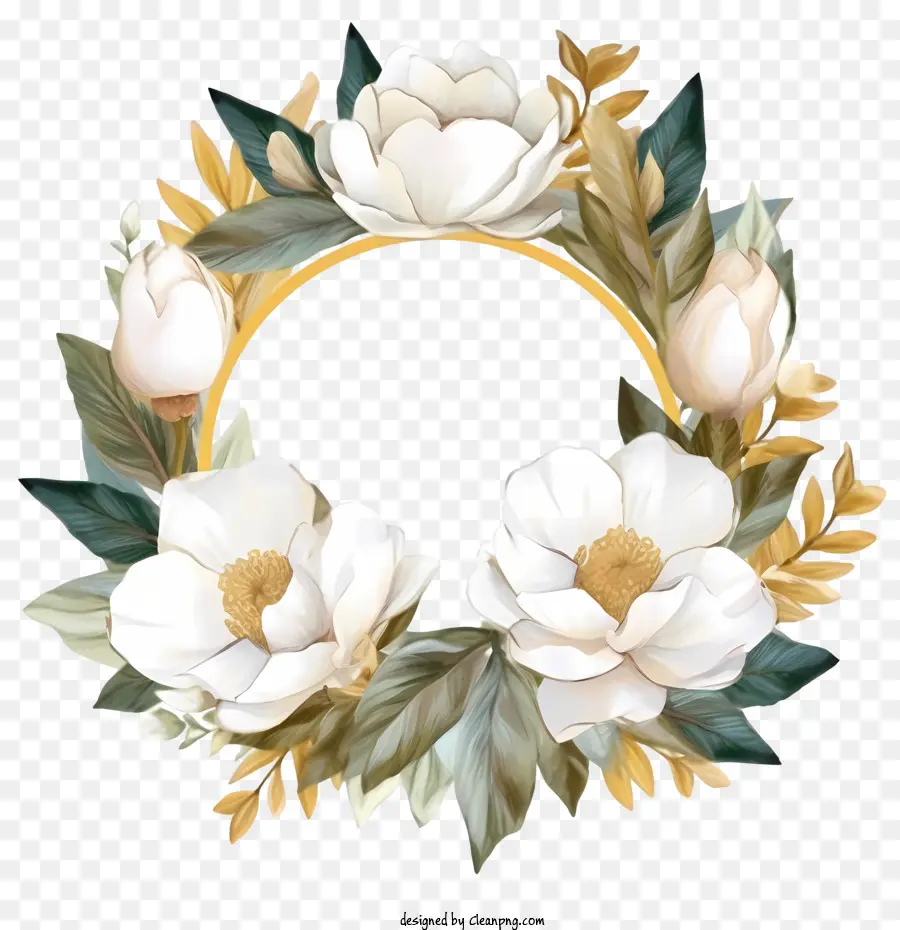 Magnolia Corona，Floral PNG