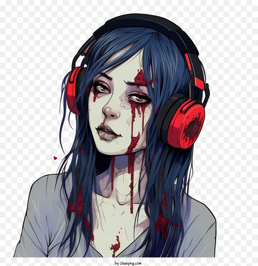 Zombie Girl，Chica PNG