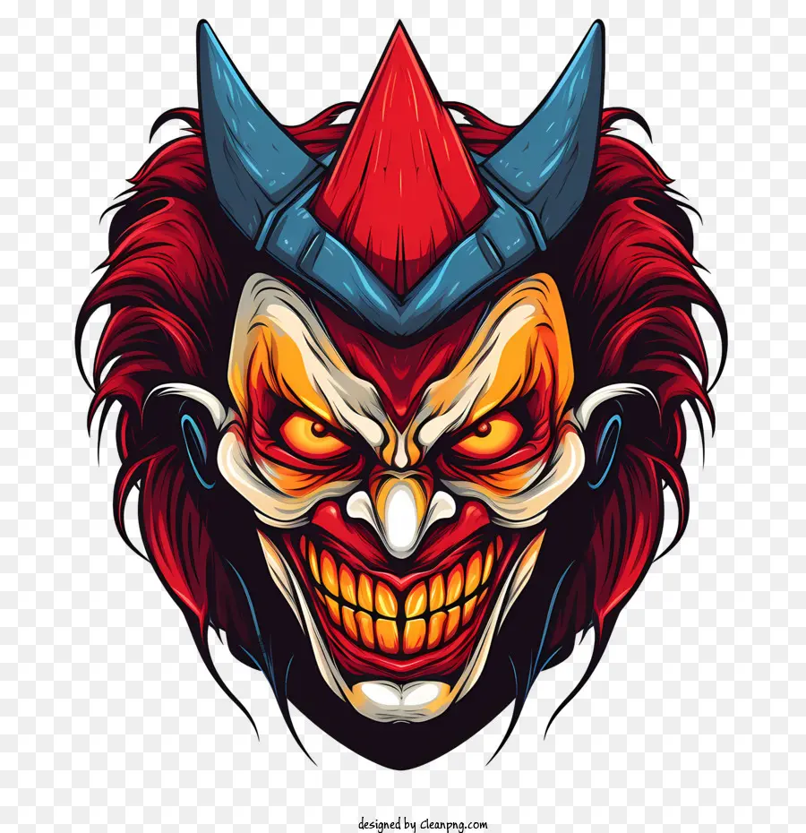 Payaso Malvado，Cara Del Payaso PNG