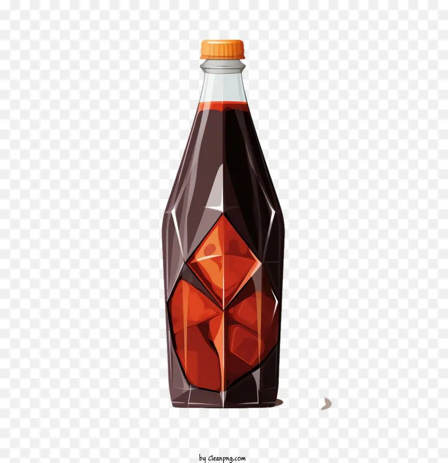 Botella De Soda Cola，Rojo PNG