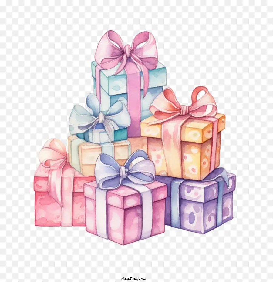 Cajas De Regalo，Cintas PNG