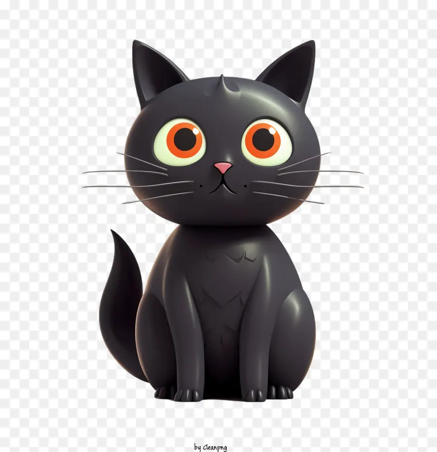 Halloween，Gato Negro PNG