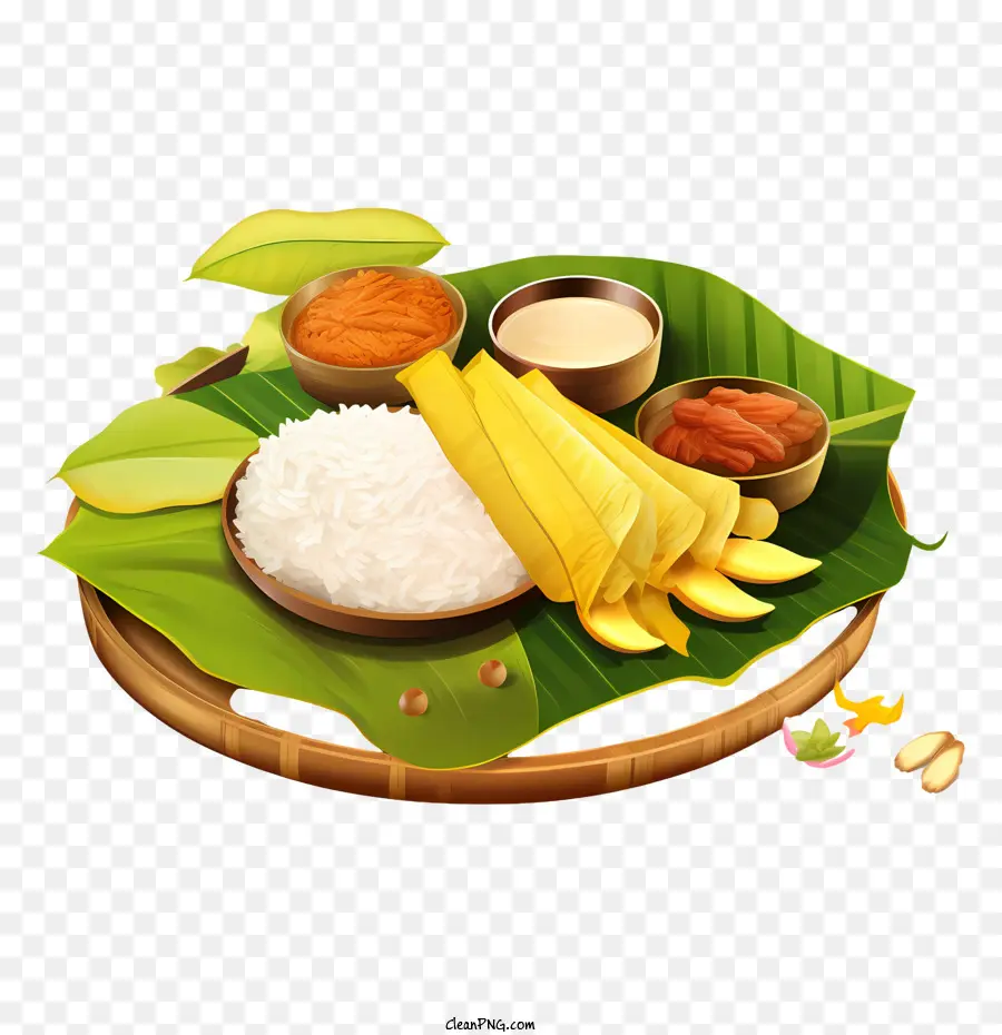 Onam Alakan Food，Banano PNG