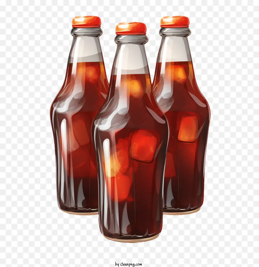 Botella De Soda Cola，Soda PNG