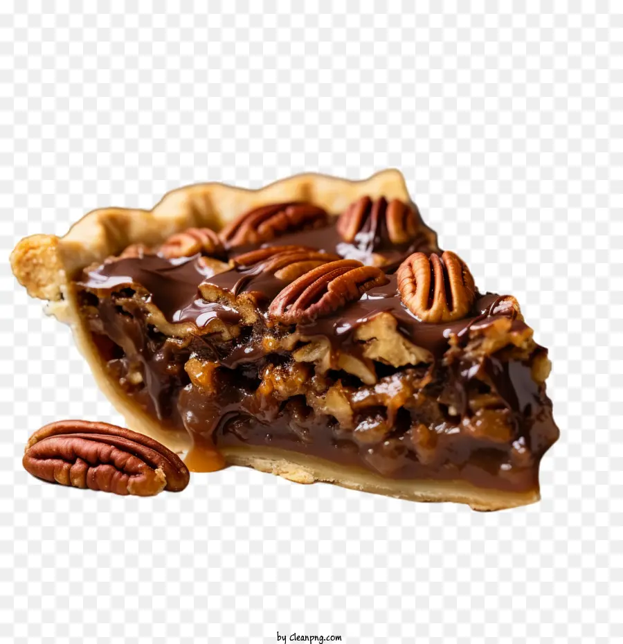 Día Nacional Del Pastel De Chocolate Y Nueces，Rebanada De Pastel De Nueces Y Chocolate PNG