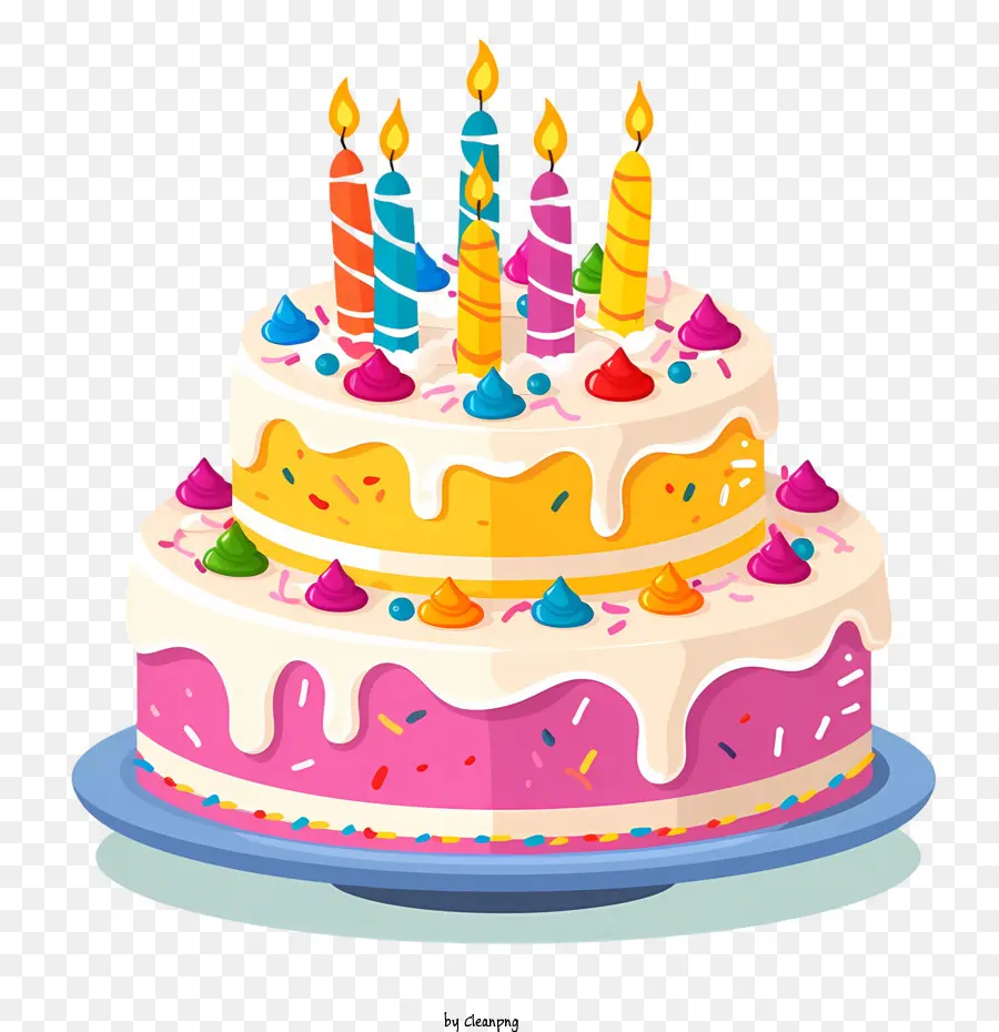 Torta De Cumpleaños，Pastel PNG