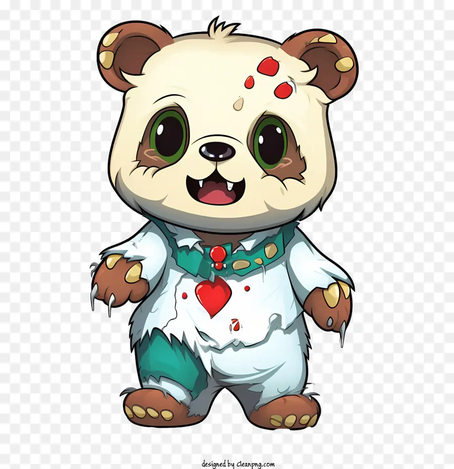 Oso Zombie，Panda PNG