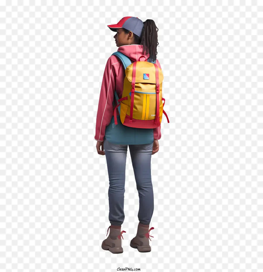 Mochila，Caminante PNG