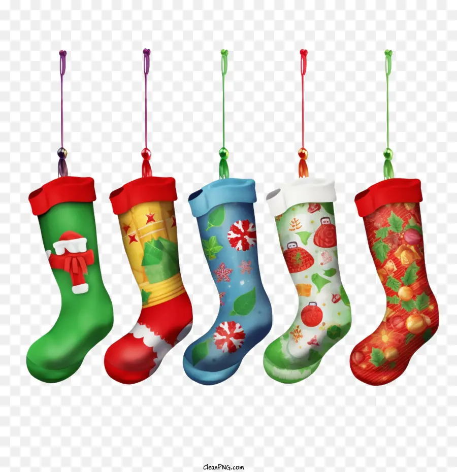 Medias De Navidad，Calcetines De Navidad PNG