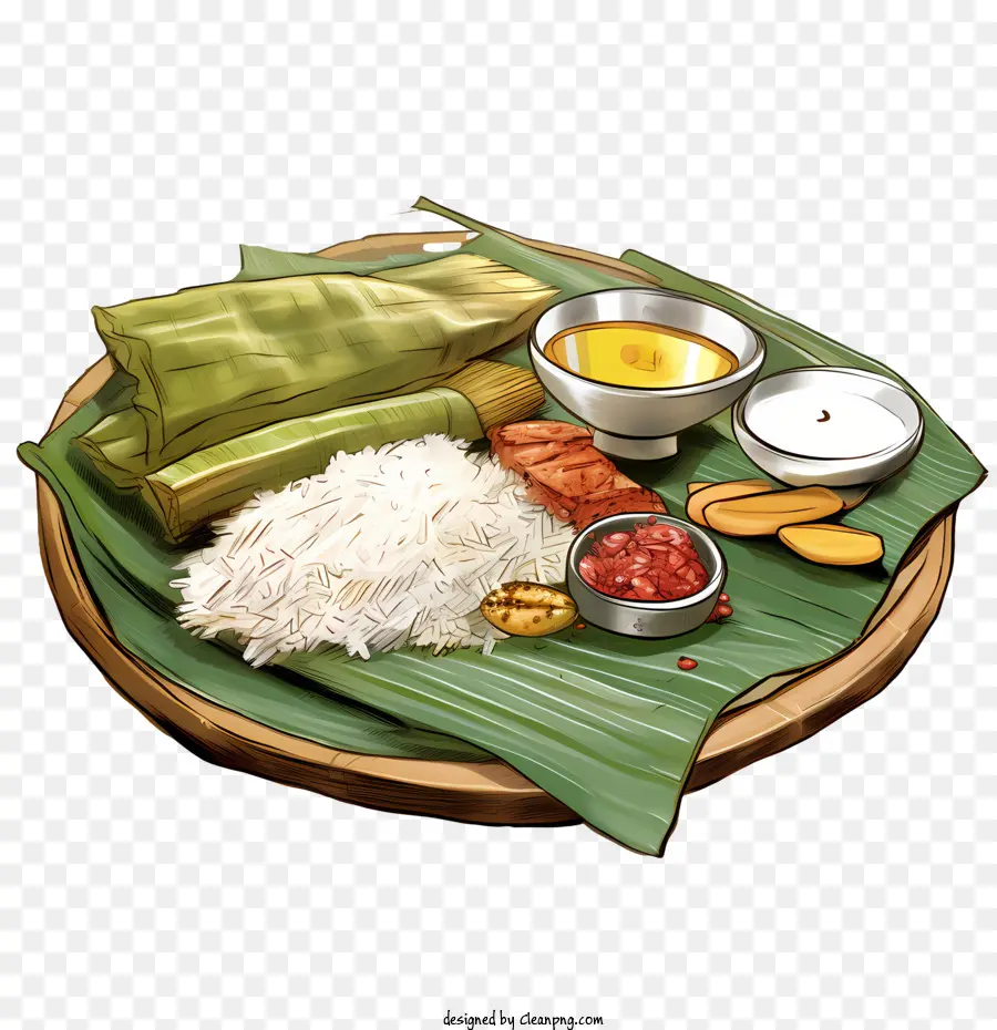 Comida Onam Sadya，Comida Tradicional PNG