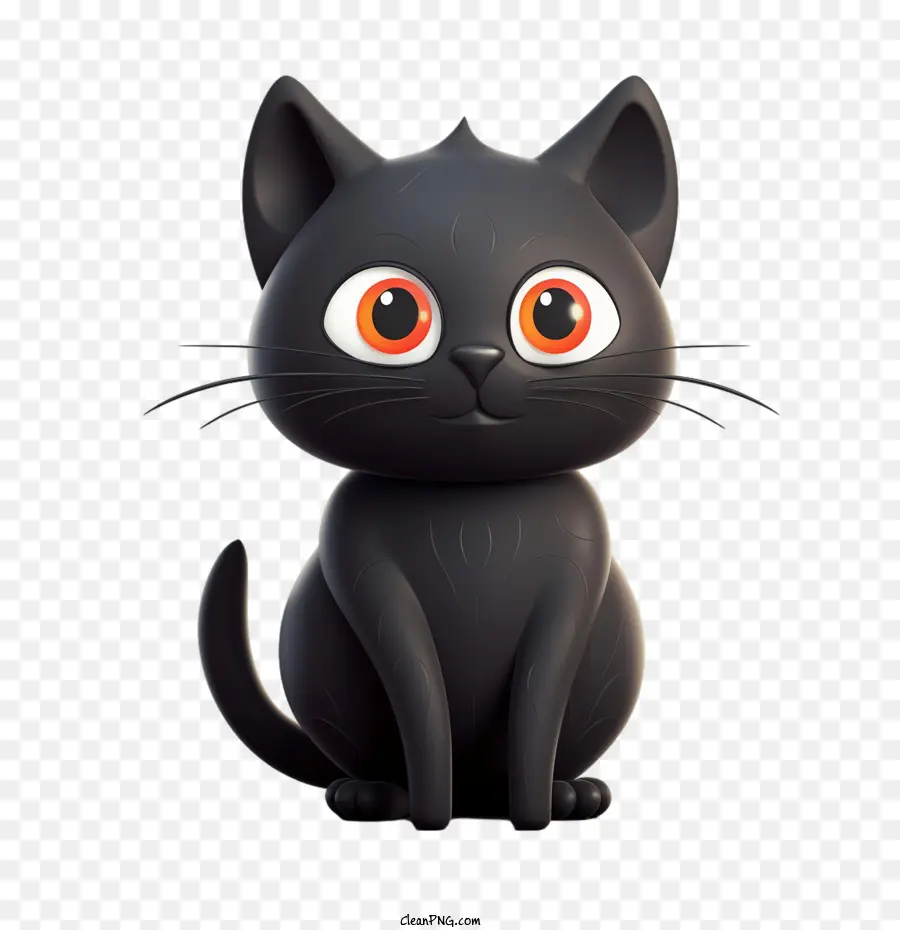 Halloween，Gato Negro PNG