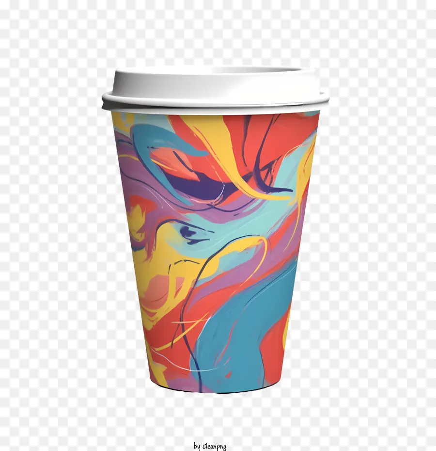 Taza De Papel，Abstracto PNG