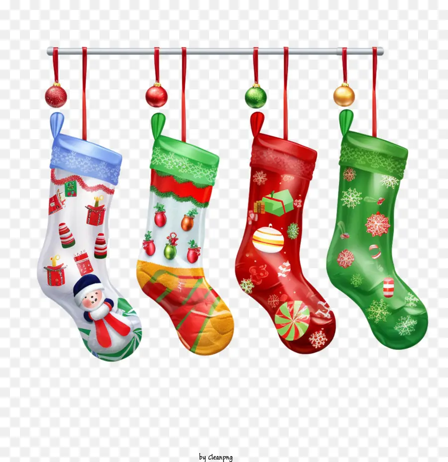 Medias De Navidad，Calcetines De Navidad PNG