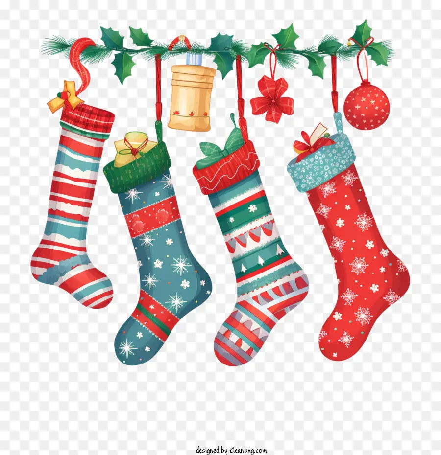 Medias De Navidad，Calcetines De Navidad PNG