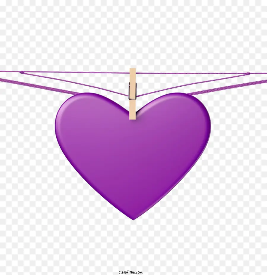 Corazón Púrpura Día，Morado PNG