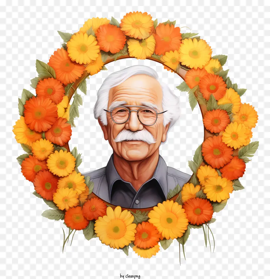 Día De Los Abuelos，El Abuelo PNG