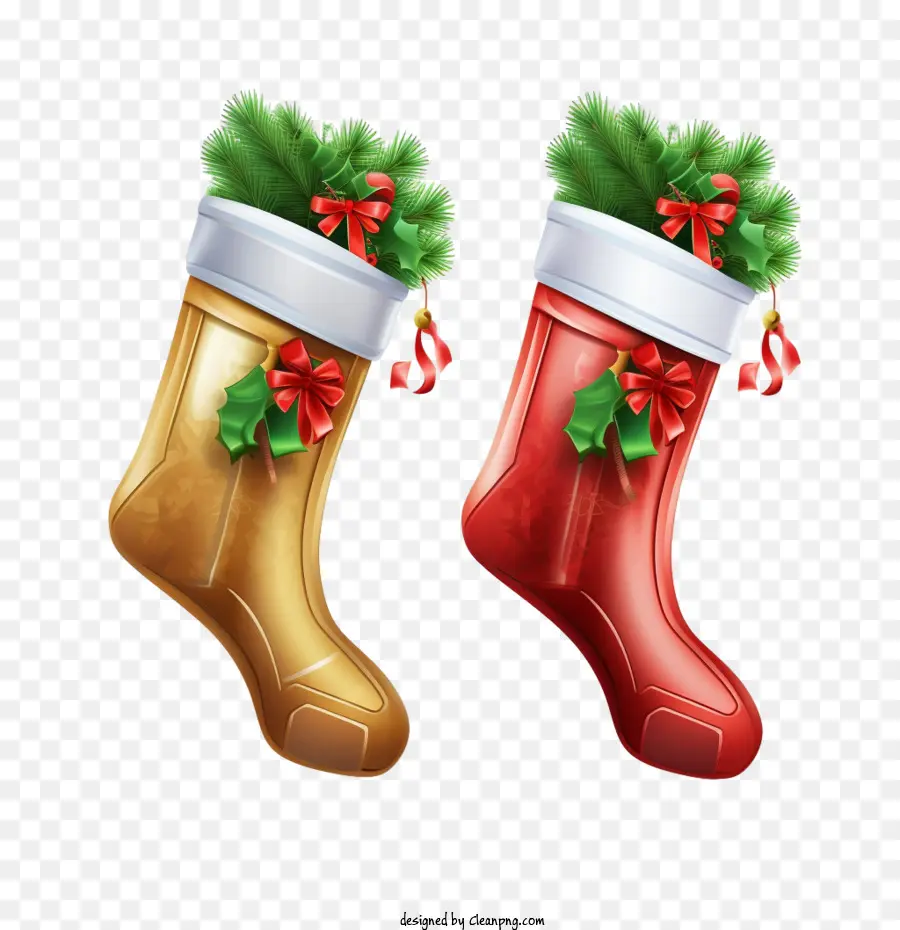 Medias De Navidad，Calcetines De Navidad PNG