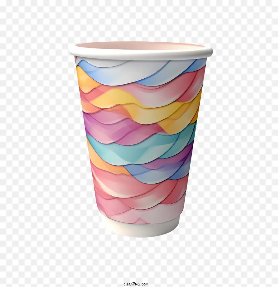 Taza De Papel，Acuarela PNG