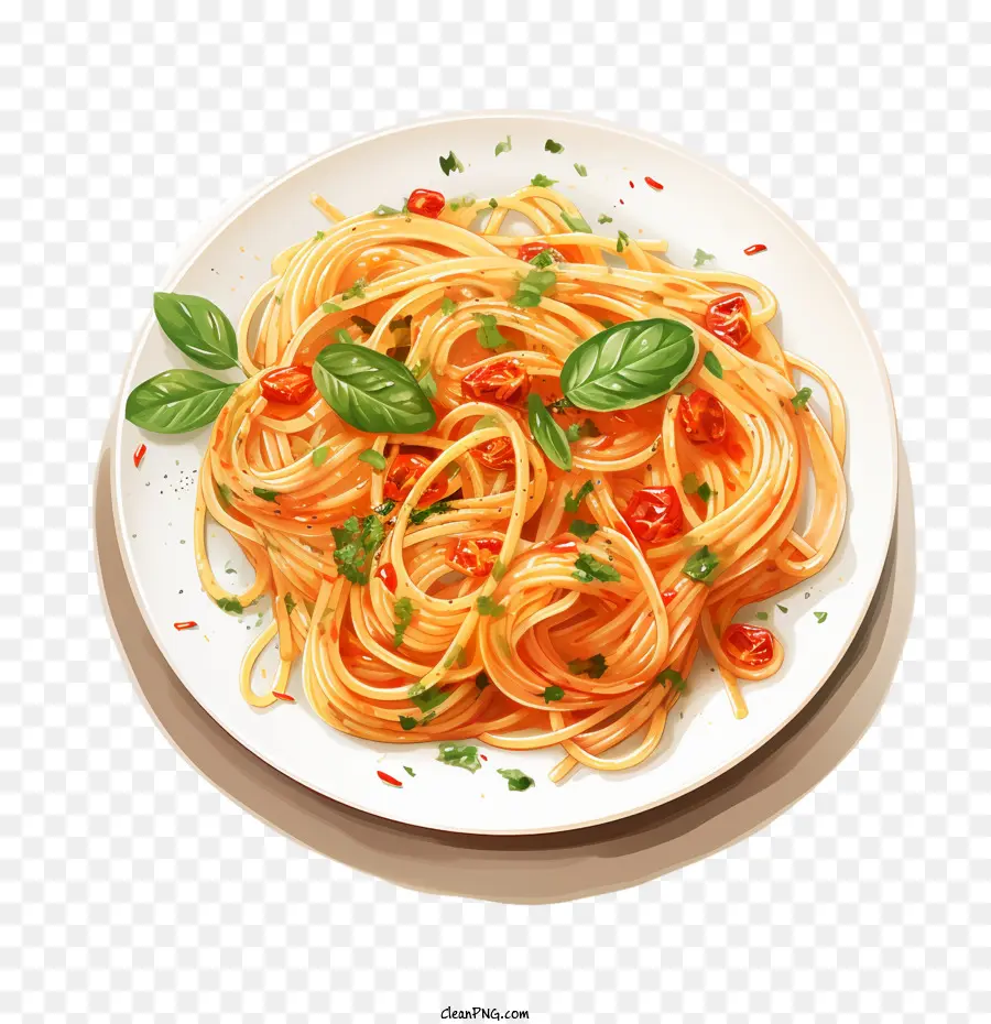 Día Nacional Del Linguino，Pasta Con Tomates PNG