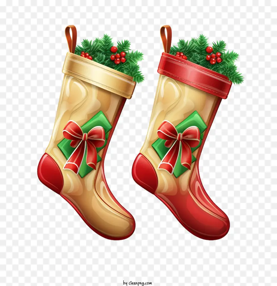 Medias De Navidad，Calcetines De Navidad PNG