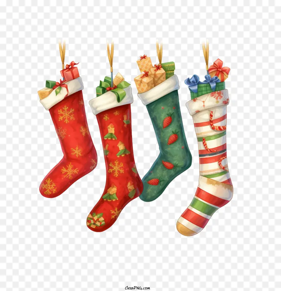 Medias De Navidad，Calcetines De Navidad PNG