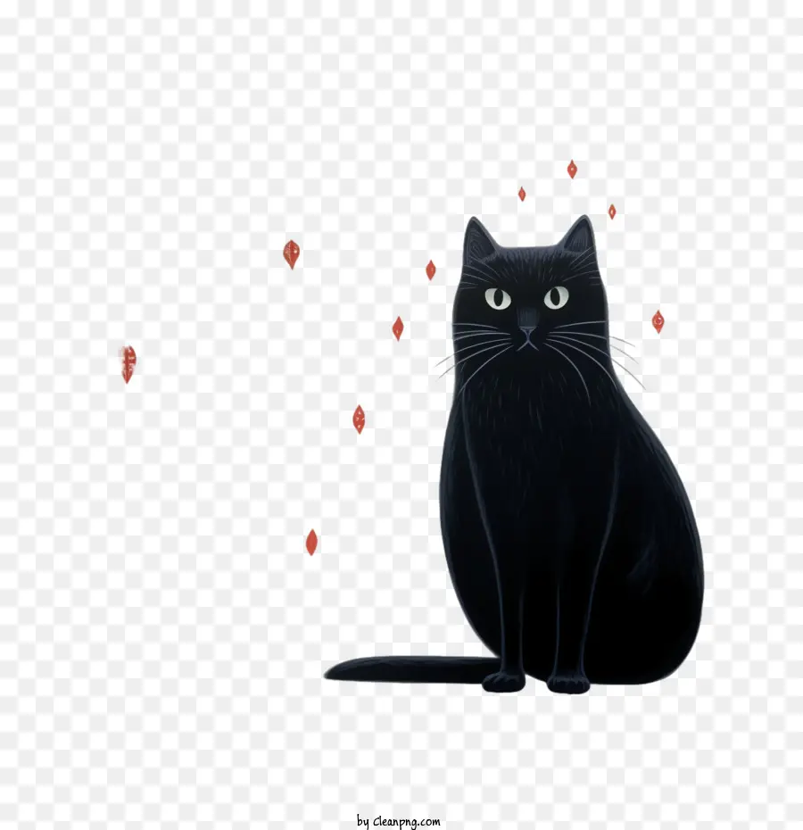 Halloween，Gato Negro PNG