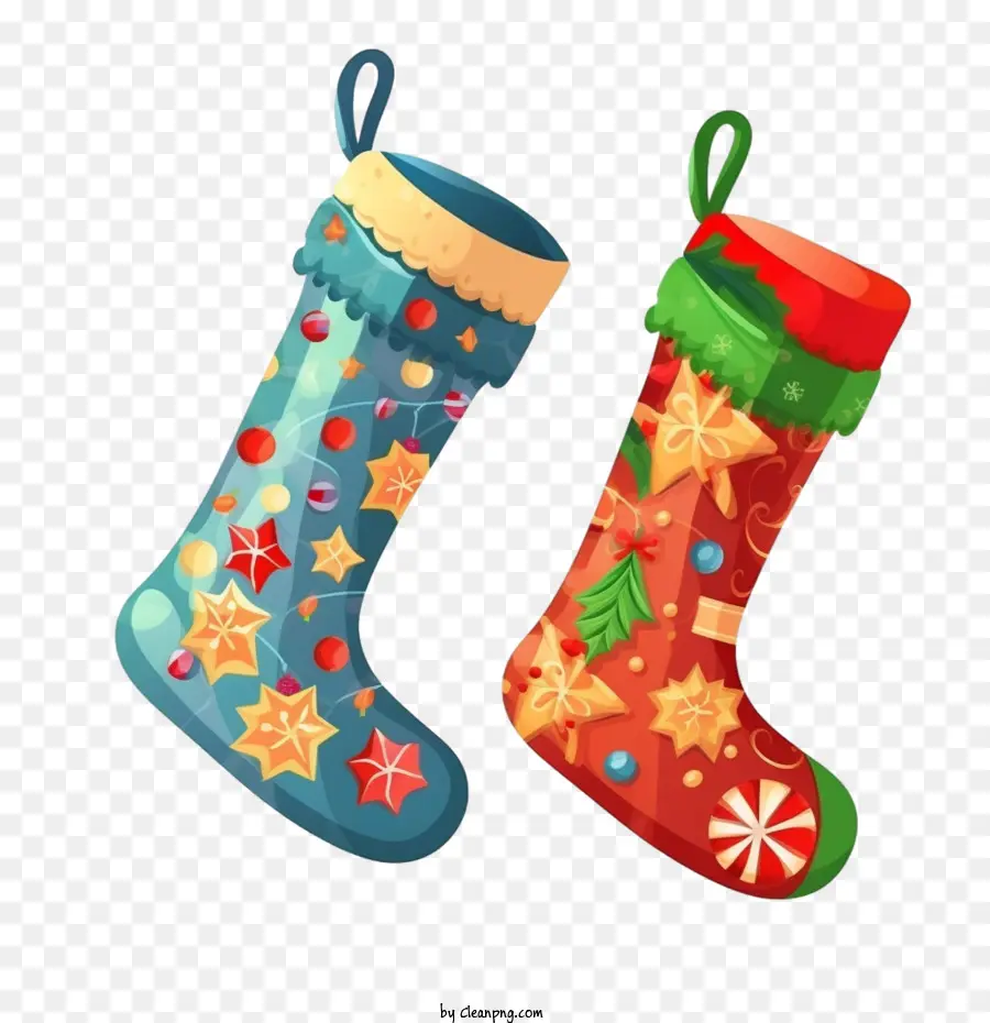 Medias De Navidad，Calcetines De Navidad PNG