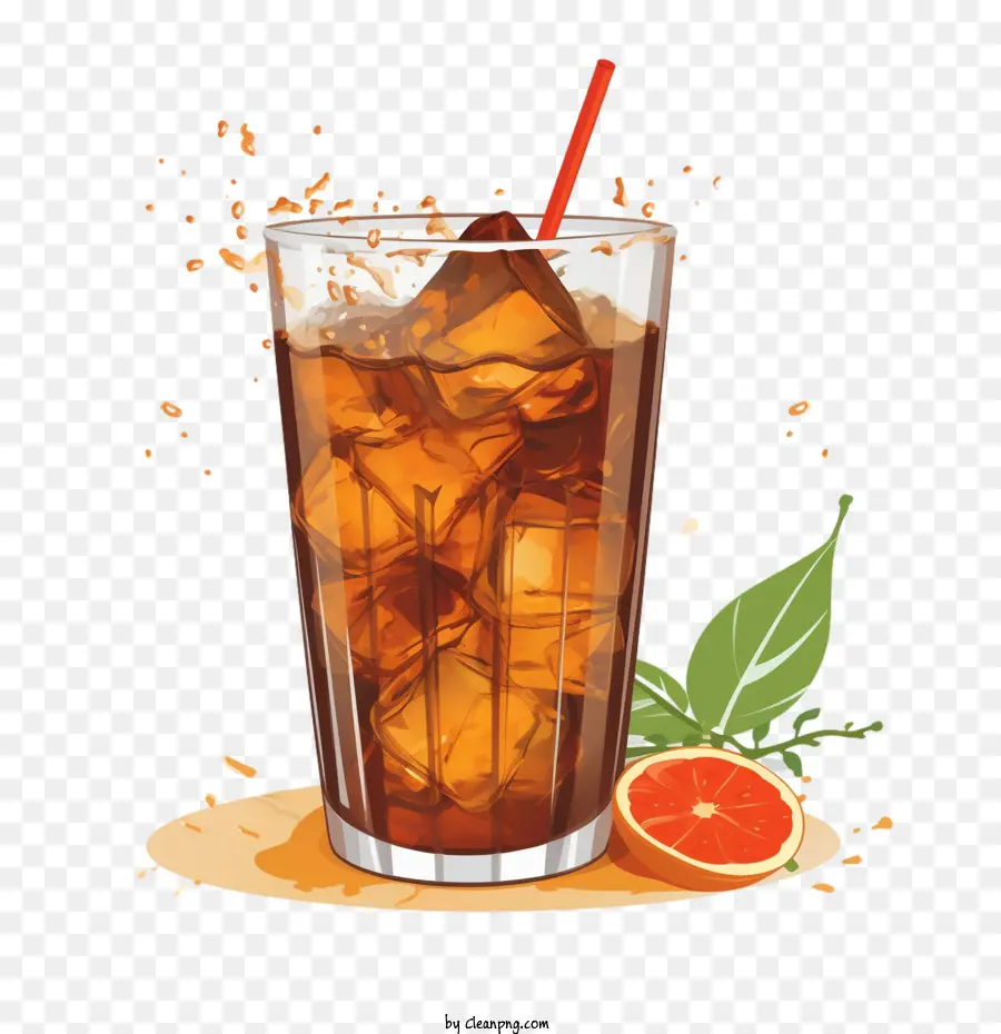 Refresco De Cola，Té Helado PNG