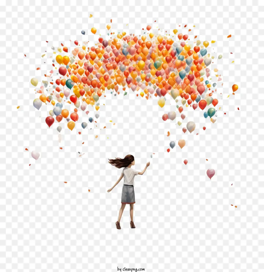 La Felicidad Nacional Ocurre El Día，Globos PNG