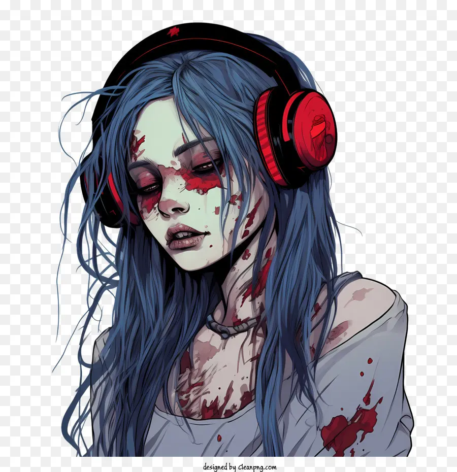 Zombie Girl，Chica PNG