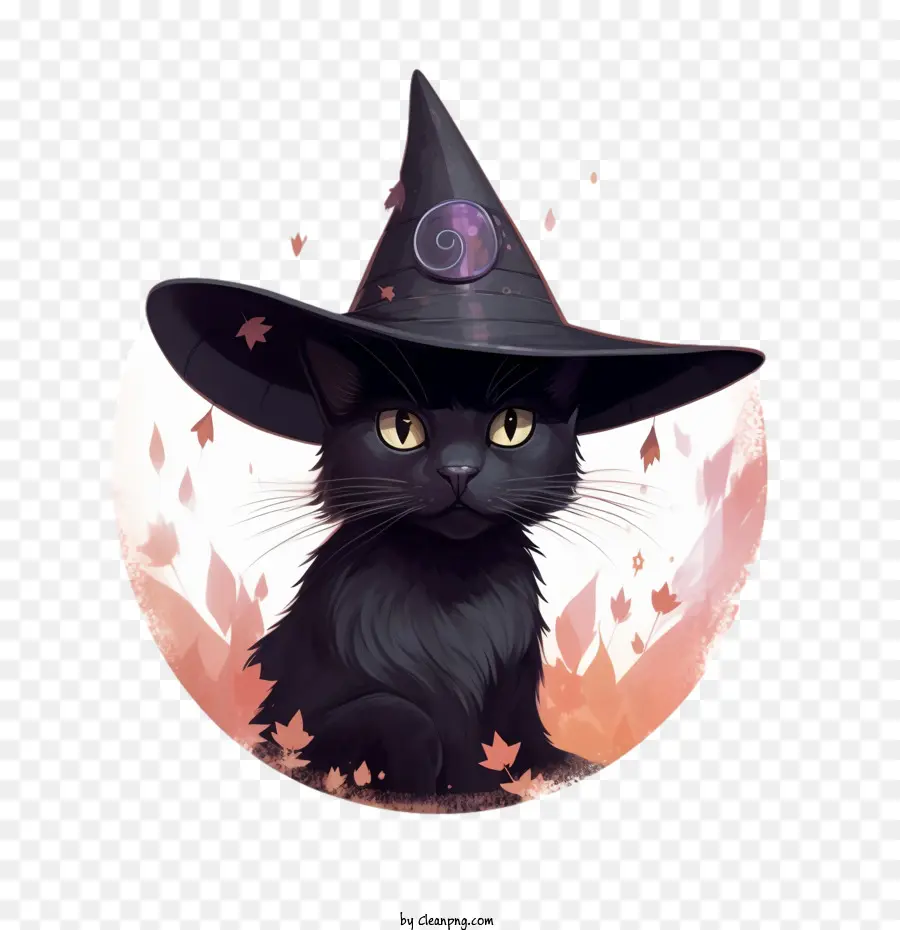 Halloween，Gato Negro PNG