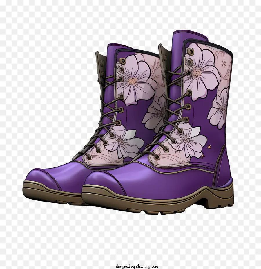 Botas，Morado PNG