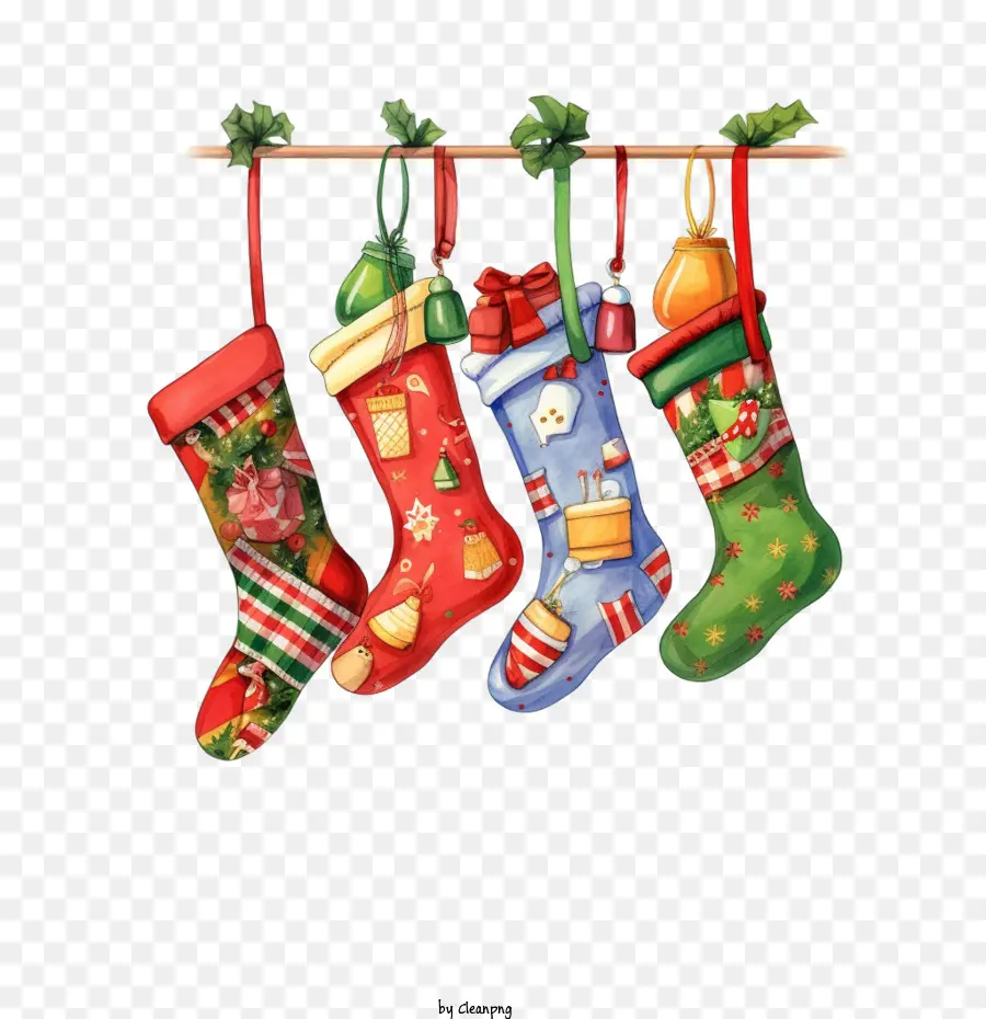 Medias De Navidad，Calcetines De Navidad PNG