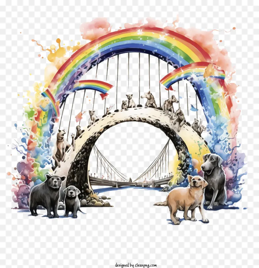 Día Del Recuerdo Del Puente Arcoíris，Puente Del Arco Iris PNG