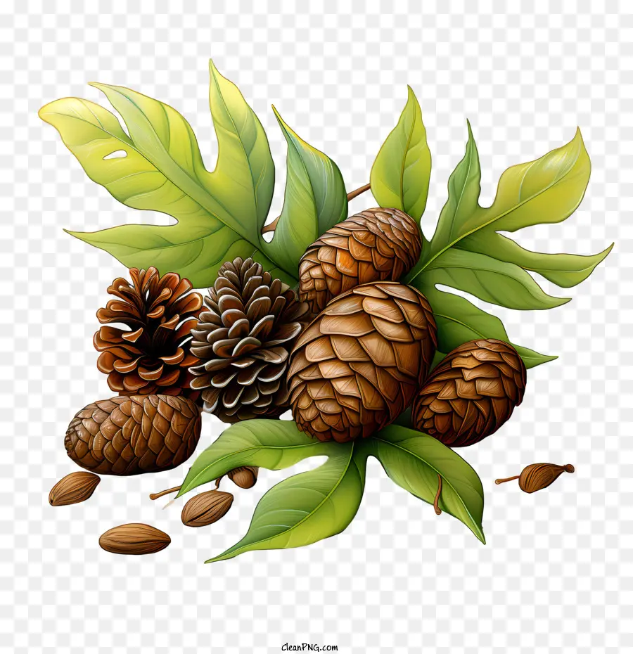 Piña，Conos De Pino PNG