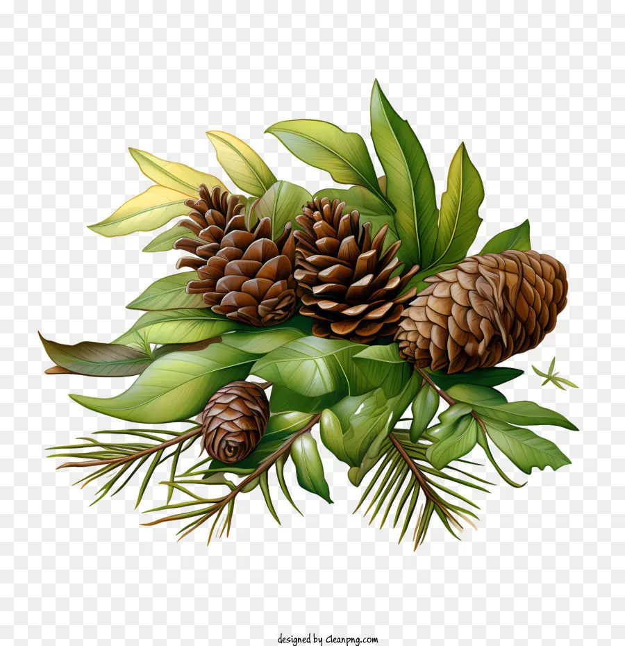 Piña，Conos De Pino PNG