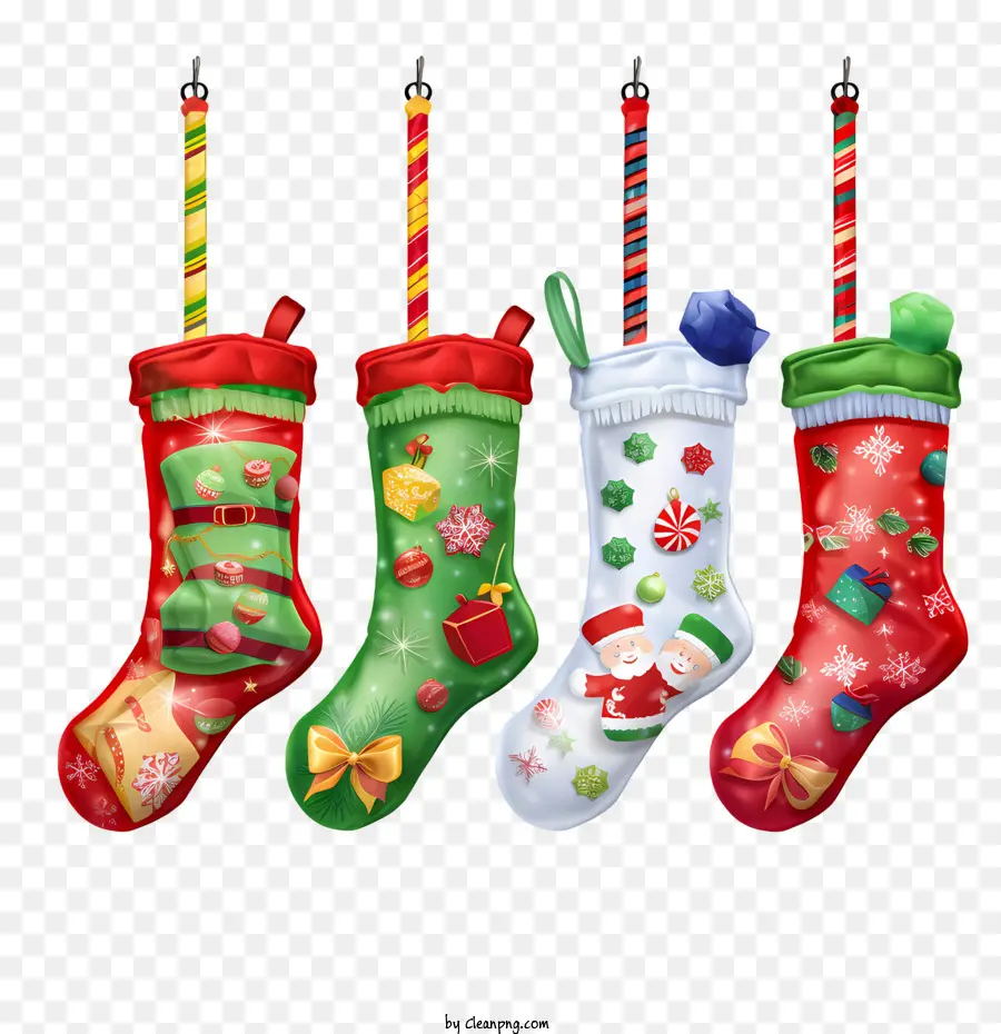 Medias De Navidad，Calcetines De Navidad PNG