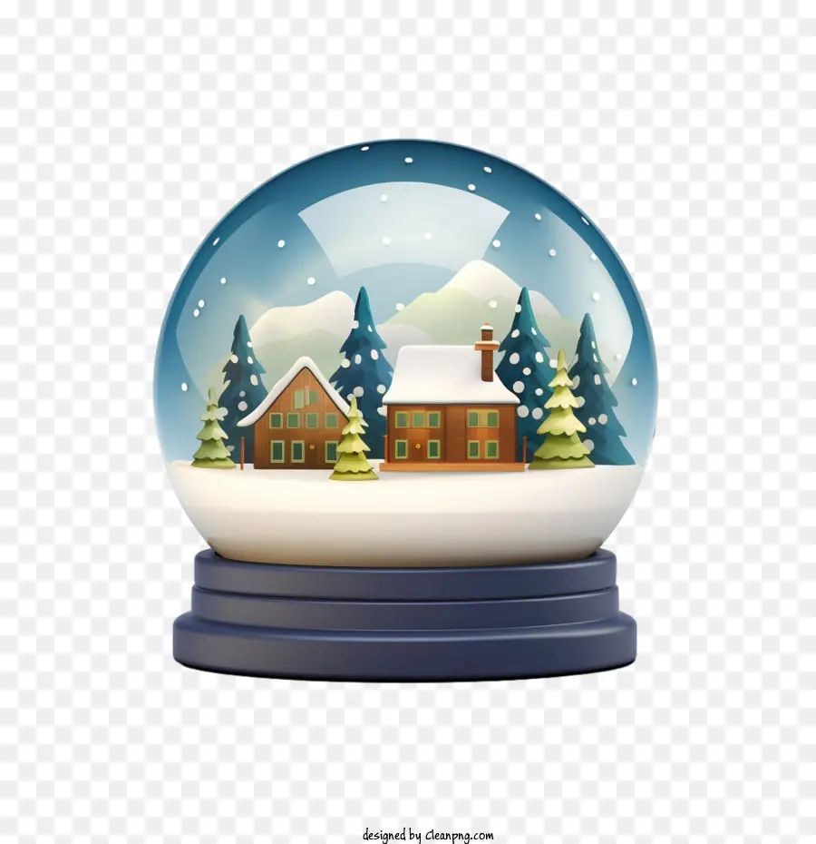 Bola De Nieve De Navidad，Dándole Un Cálido PNG