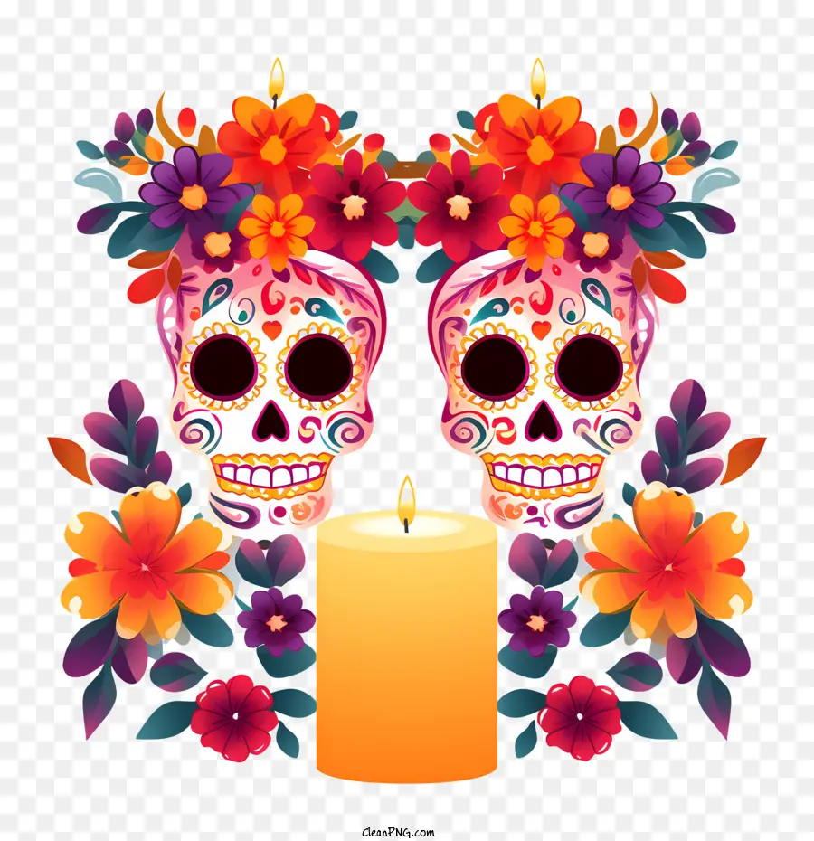 Velas，Día De Los Muertos PNG