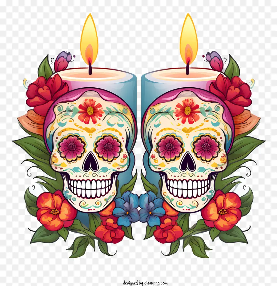 Velas，Día De Los Muertos PNG