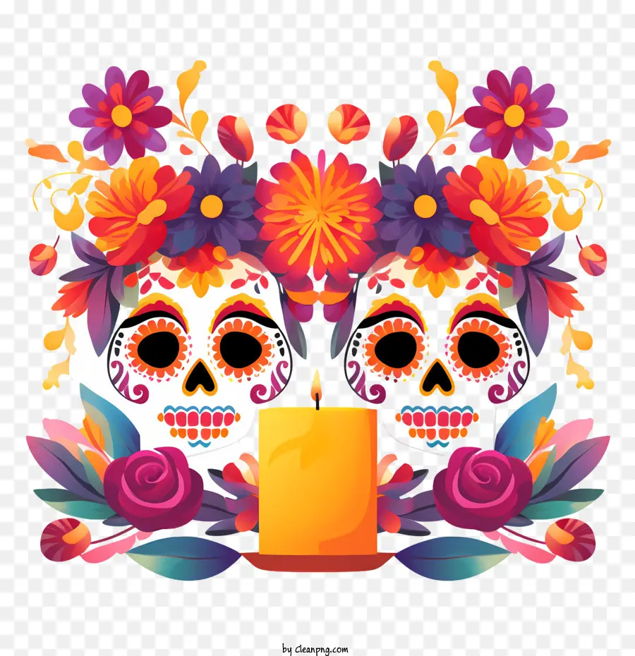 Velas，Día De Los Muertos PNG