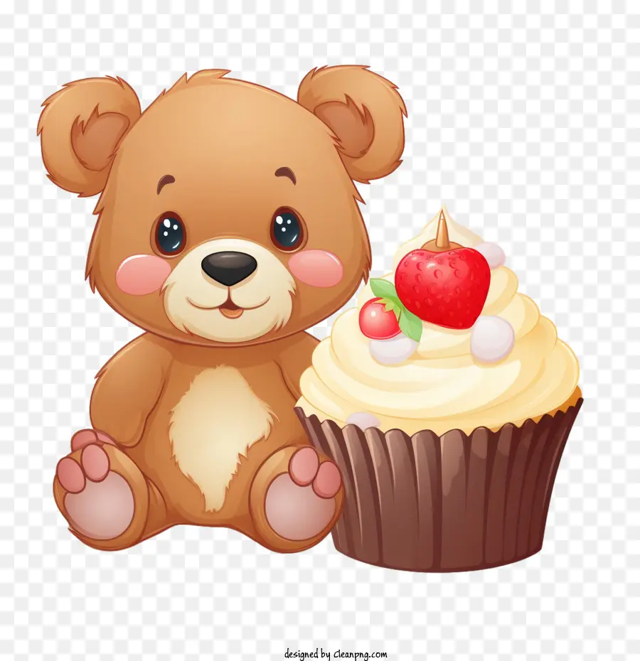 Oso De Peluche Día，Pastel PNG