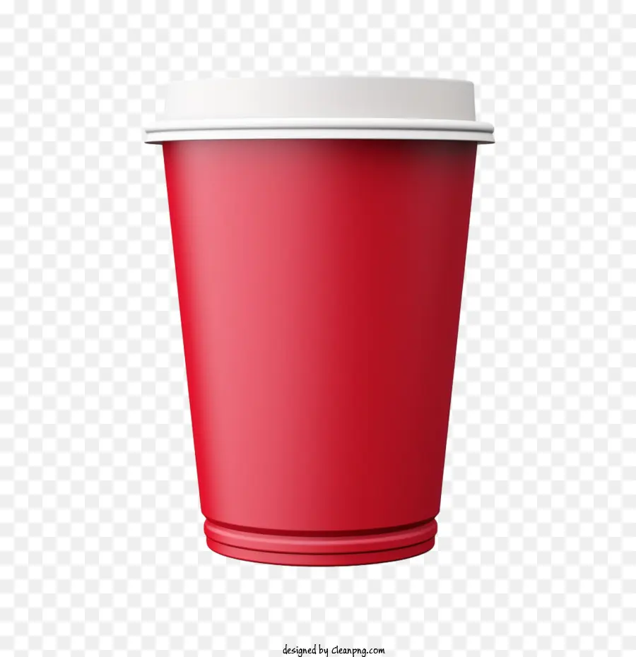 Vaso De Papel，Copa Roja PNG