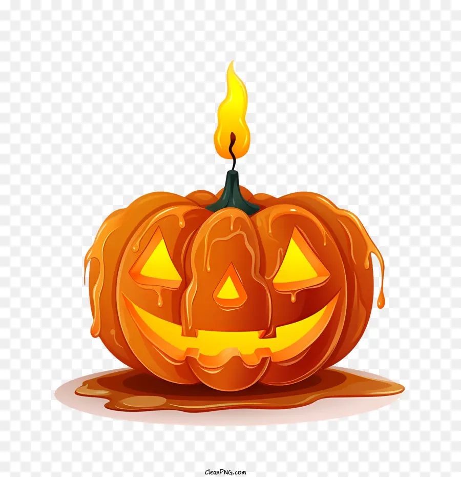 Jack O Linterna，Calabaza De Halloween PNG