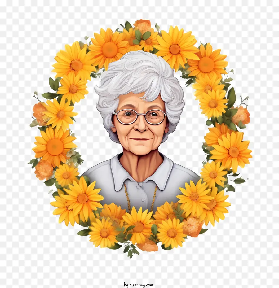 Dia De Los Abuelos，Abuela PNG