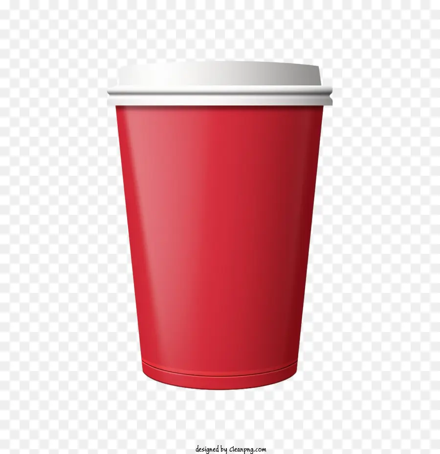 Vaso De Papel，Copa Roja PNG