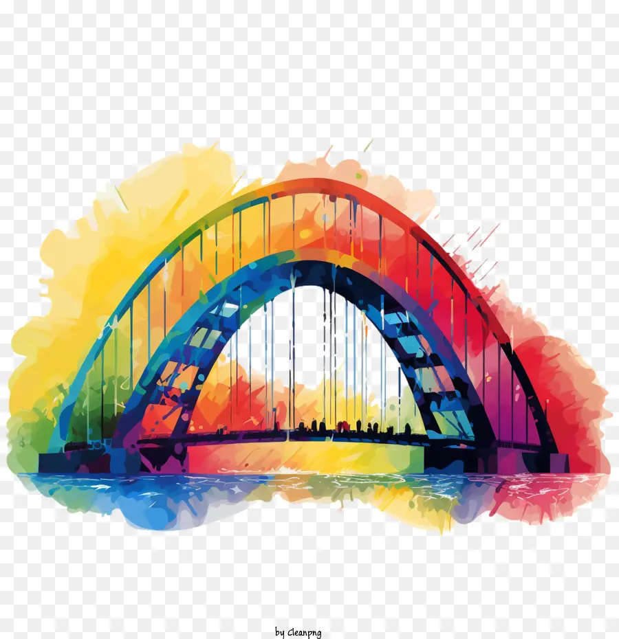 Día Del Recuerdo Del Puente Arcoíris，Puente Arcoiris PNG